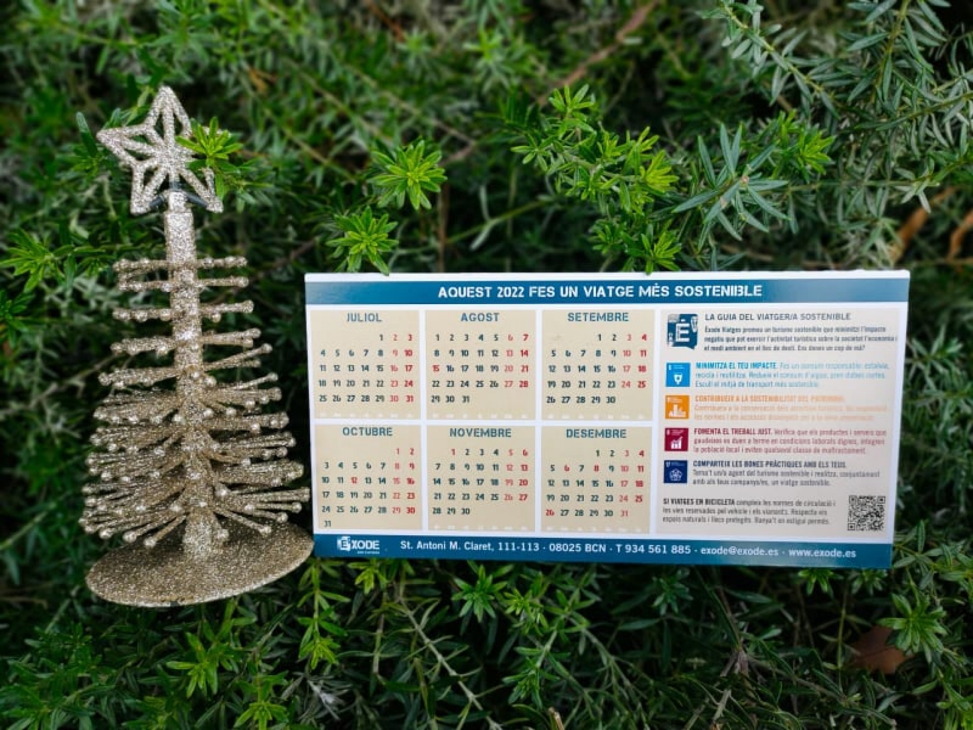 Un calendari sostenible pel 2022